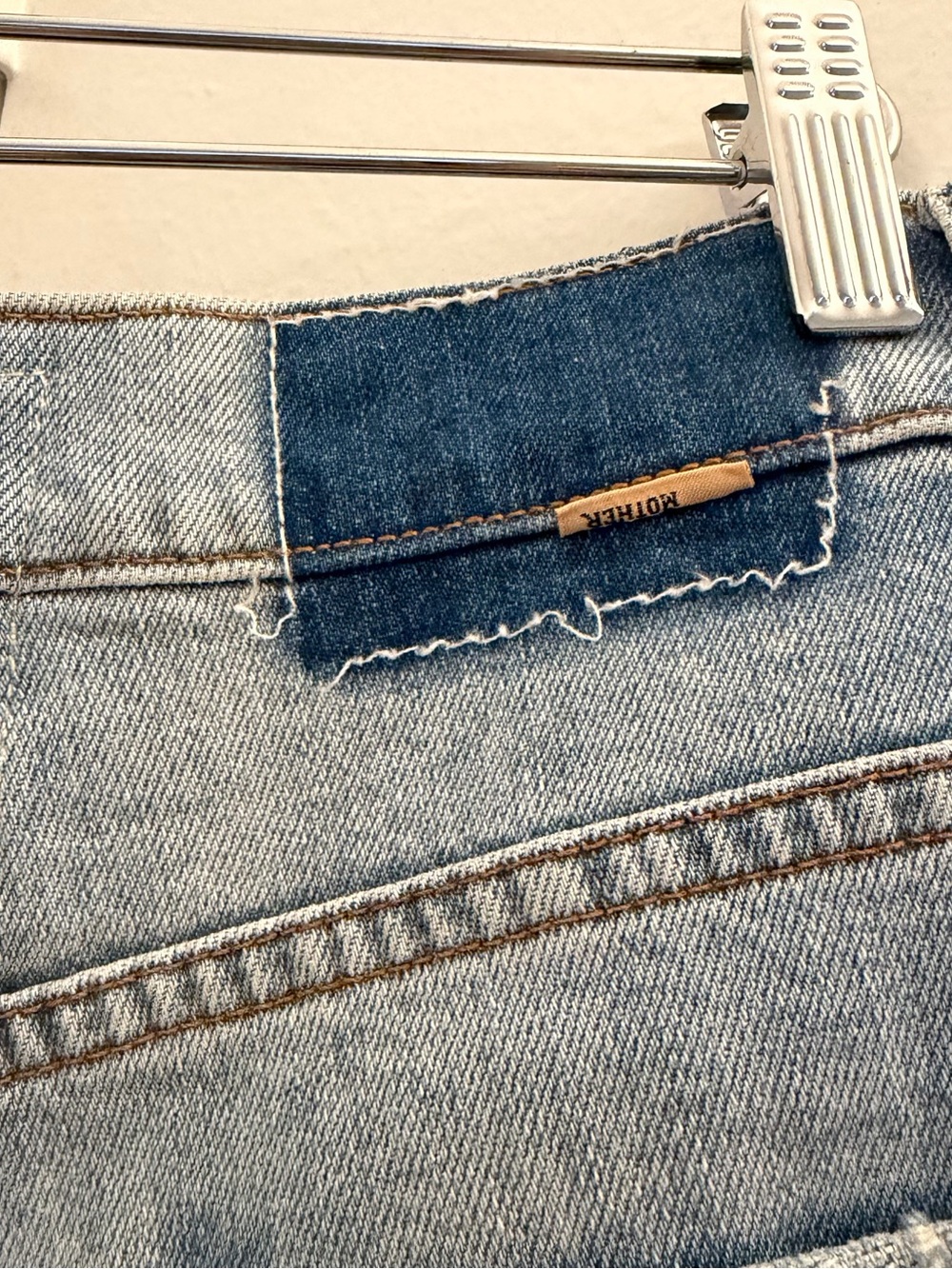 MOTHER High-Waisted Smokin' Fray Shorts - Picture 6 of 12